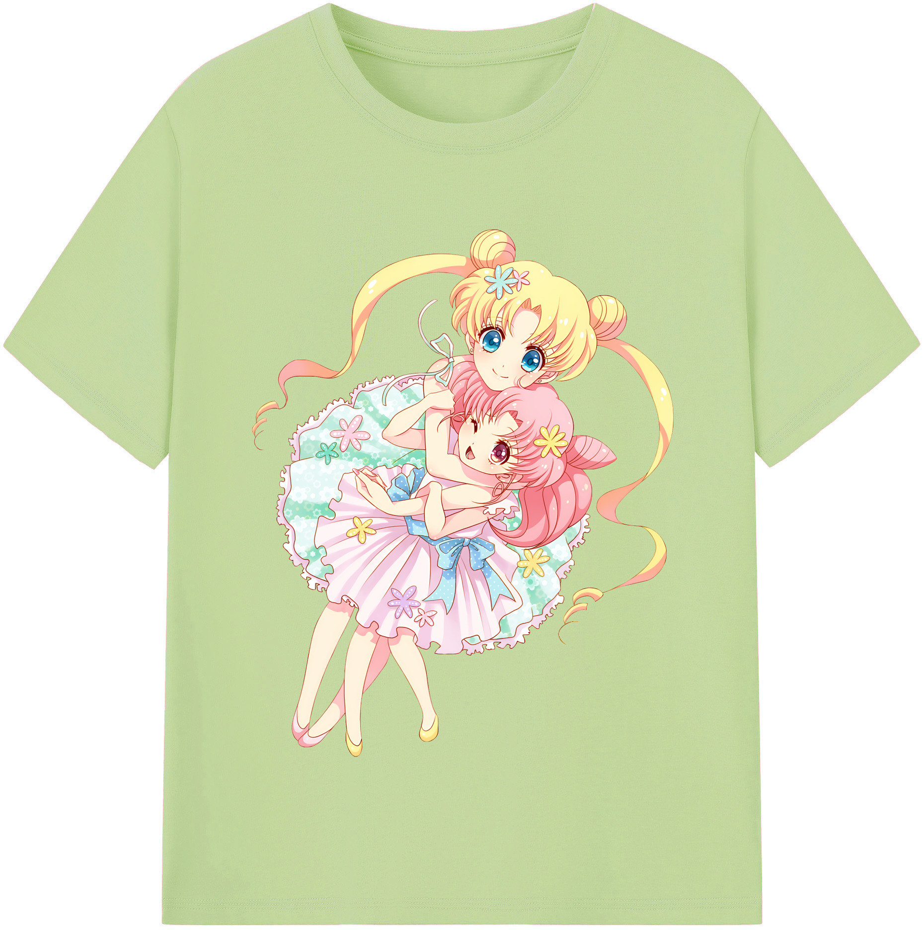 （画像用） 美少女戦士セーラームーン 愛野 美奈子 あいの みなこ Sailor Moon Aino Minako 綿100％半袖Tシャツ（フロントプリント）